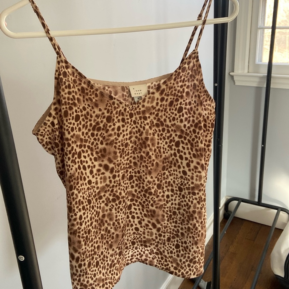 Animal print tank
